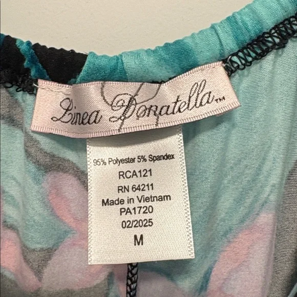 Linea Donatella Floral Nightgown with pockets - Picture 5 of 5